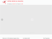 Tablet Screenshot of hitekmedicalimaging.com